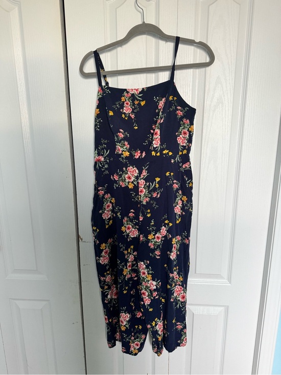 Old Navy Pants - Old Navy Floral Spaghetti Strap Midi Romper